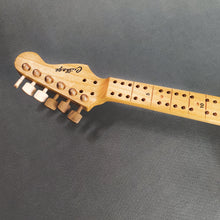 Load image into Gallery viewer, ELECTRIC GUITAR HANDCRAFTED WOOD CRIBBAGE BOARD