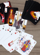 Load image into Gallery viewer, ELECTRIC GUITAR THEME PLAYING CARDS