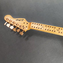 Load image into Gallery viewer, ELECTRIC GUITAR HANDCRAFTED WOOD CRIBBAGE BOARD
